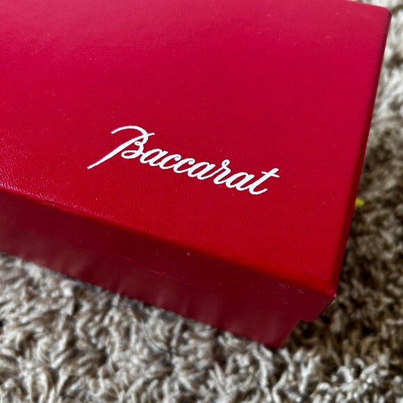 Empty Baccarat Red Storage Gift Box for a Vase with Foam Insert 100% Authentic - Picture 2 of 10